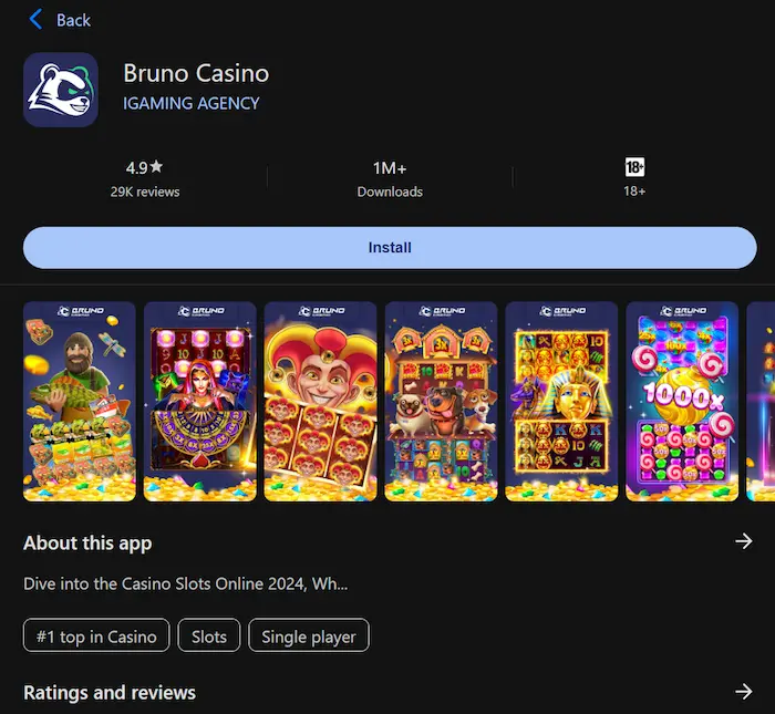 Bruno Casino Espana Bruno Casino app