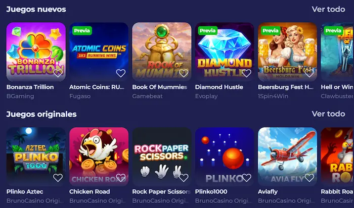 Bruno Casino Espana Bruno Juegos live